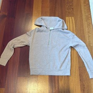 Varley 1/2 zip taupe marl size xxs